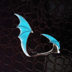 Halloween Glow In The Dark Bat Wing Earring